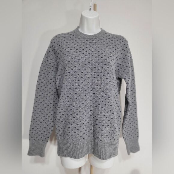 VINTAGE LN 100% WOOL HEAVY WHEIGHT women small JCREW SWEATER heavyweight - Picture 1 of 8
